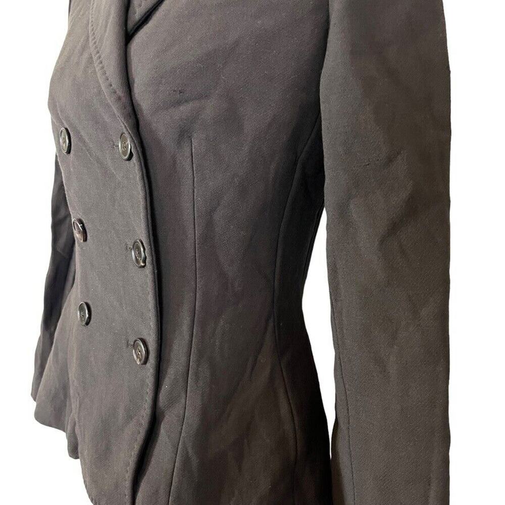 Dolce & Gabbana Womens Brown Wool Steampunk Whimsigoth Suit Jacket Blazer 40 / 4 - Picture 9 of 16